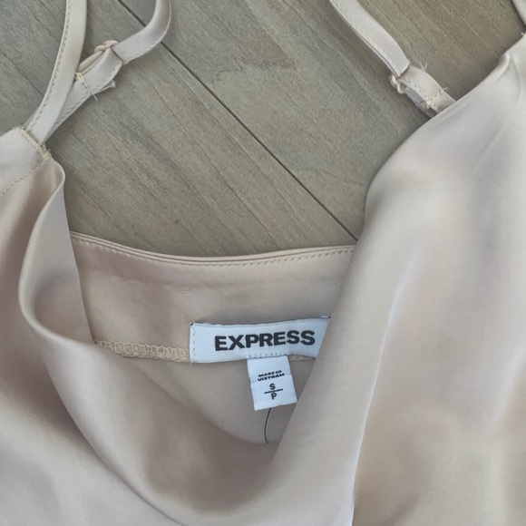 🆕 Express Gold Slip Dress - Picture 4 of 5
